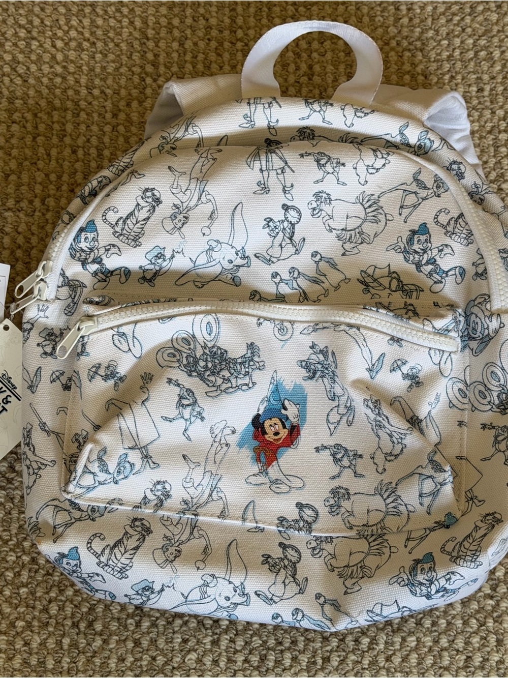 Disney Parks Ink And Paint Collection Backpack Mickey Mouse Splash Mountain NEW